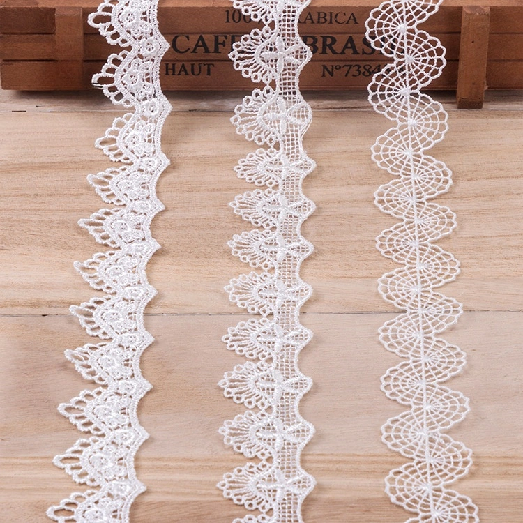 Clothing Accessories DIY Dresses Women's Accessories Wavy Edge Polyester Barcode Lace Embroidery Lace