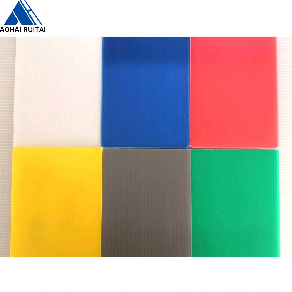 OEM Correx PP Coroplast Plastic Corrugated Hollow Sheet