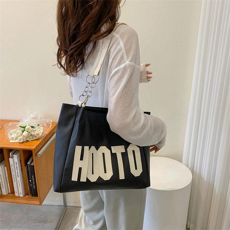 New Fashion Letter One Shoulder Trend Europe and America Leisure Commuting Tote Bag