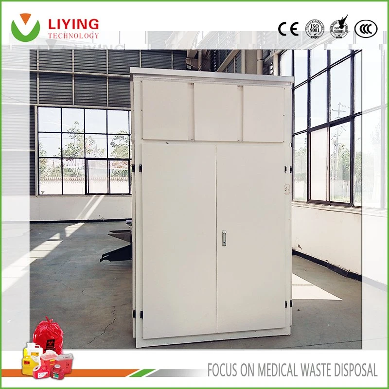 Community Hospital Medical Waste Microwave Disinfection System Centralized Disposal Treatment Equipment