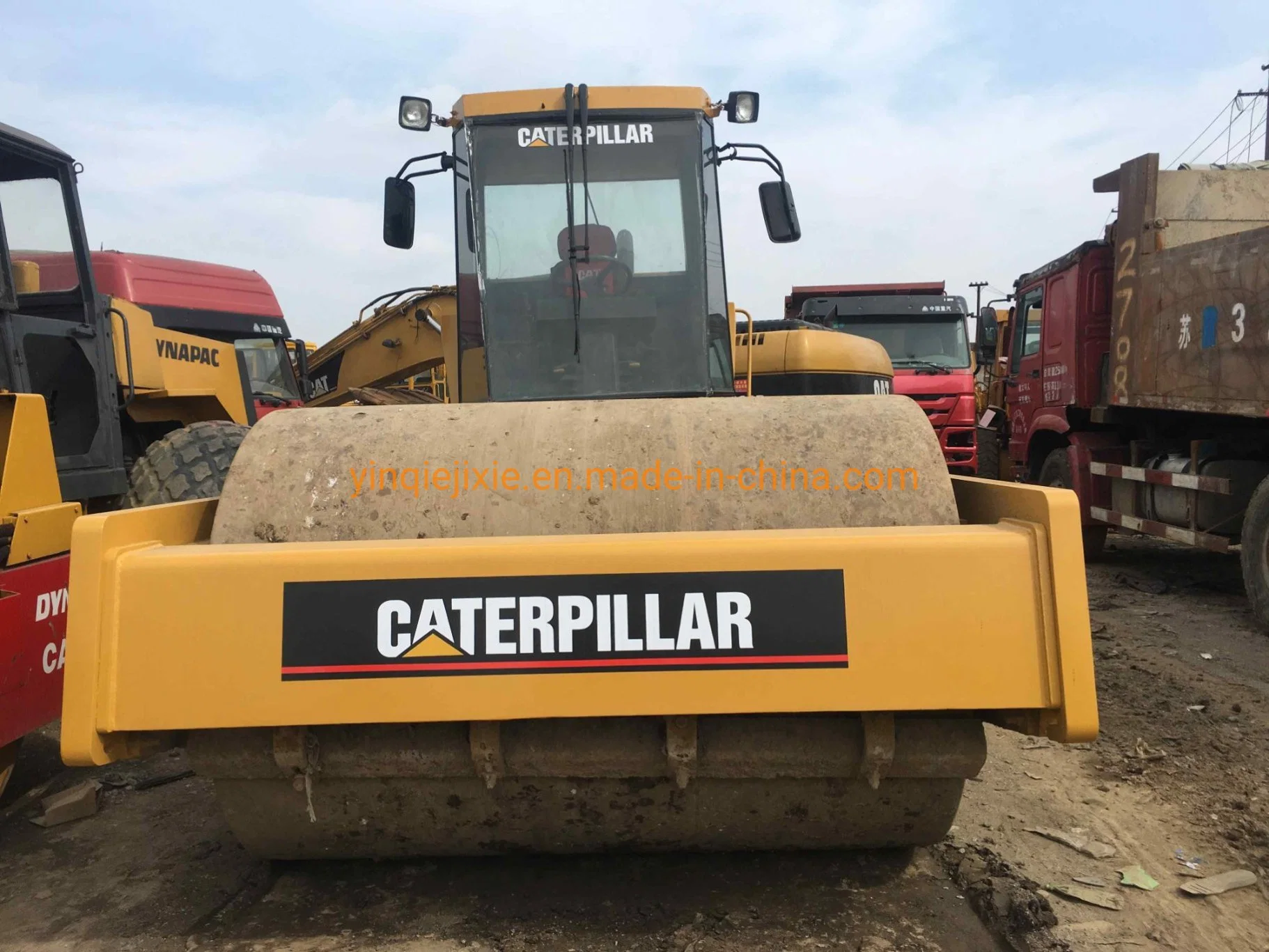 Utilizado Cat CS-533 Carretera vibratorio de segunda mano/RODILLO rodillo tambor solo Caterpillar CS533 para la venta