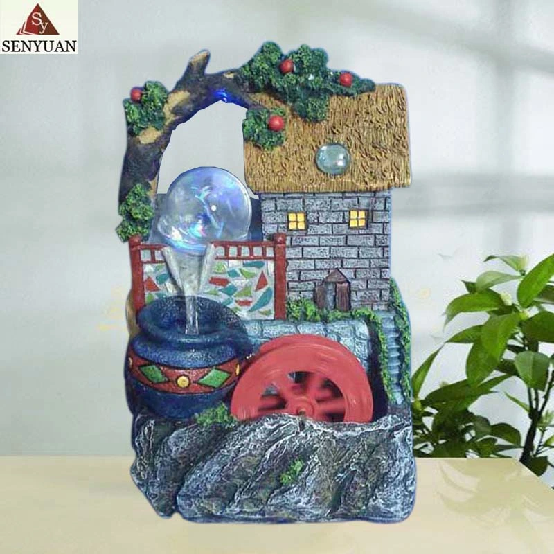 Polyresin Indoor Desktop Fountain Home Decoration