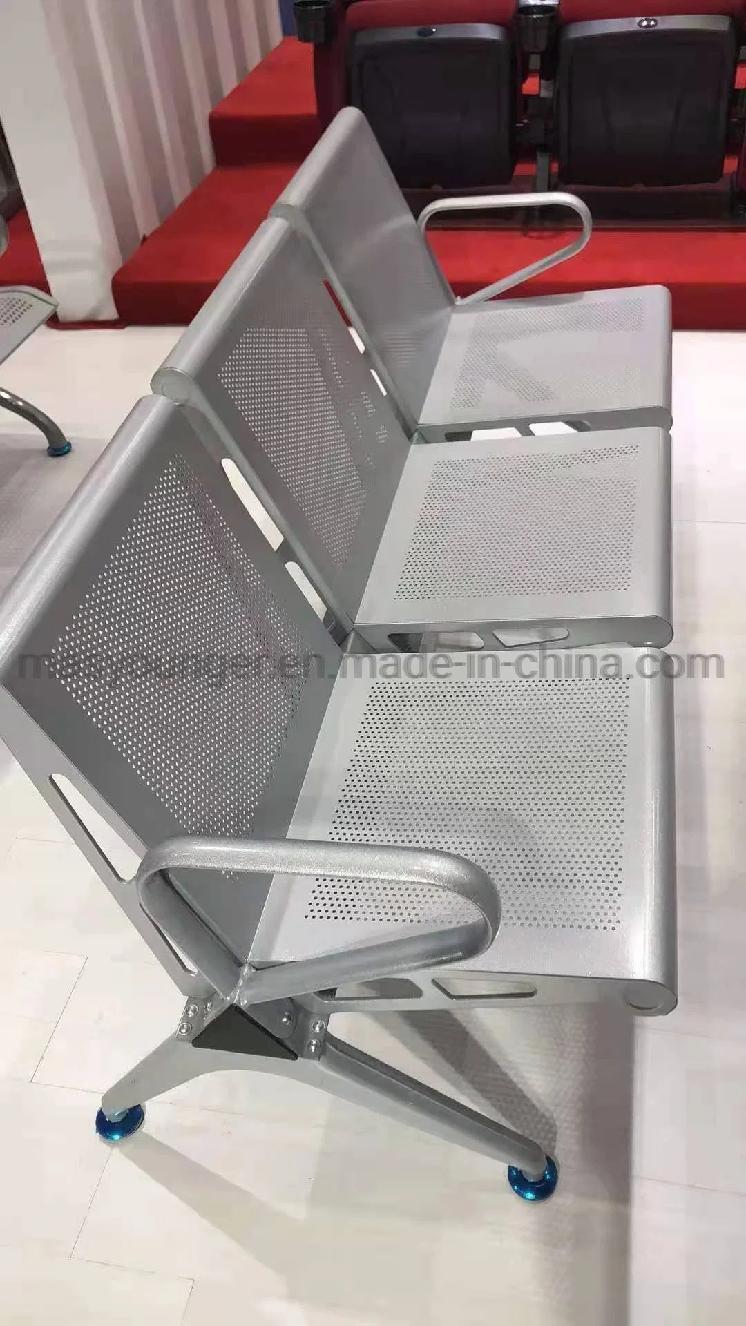 Cadeiras de espera bancos de bancada a cores opcionais de 1 2 3 lugares Cadeira do Aeroporto