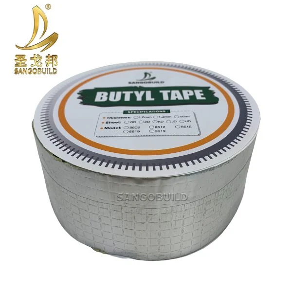 Waterproof Outdoor Single Sided Self-Adhesive Aluminum Foil Repair Butyl Tape