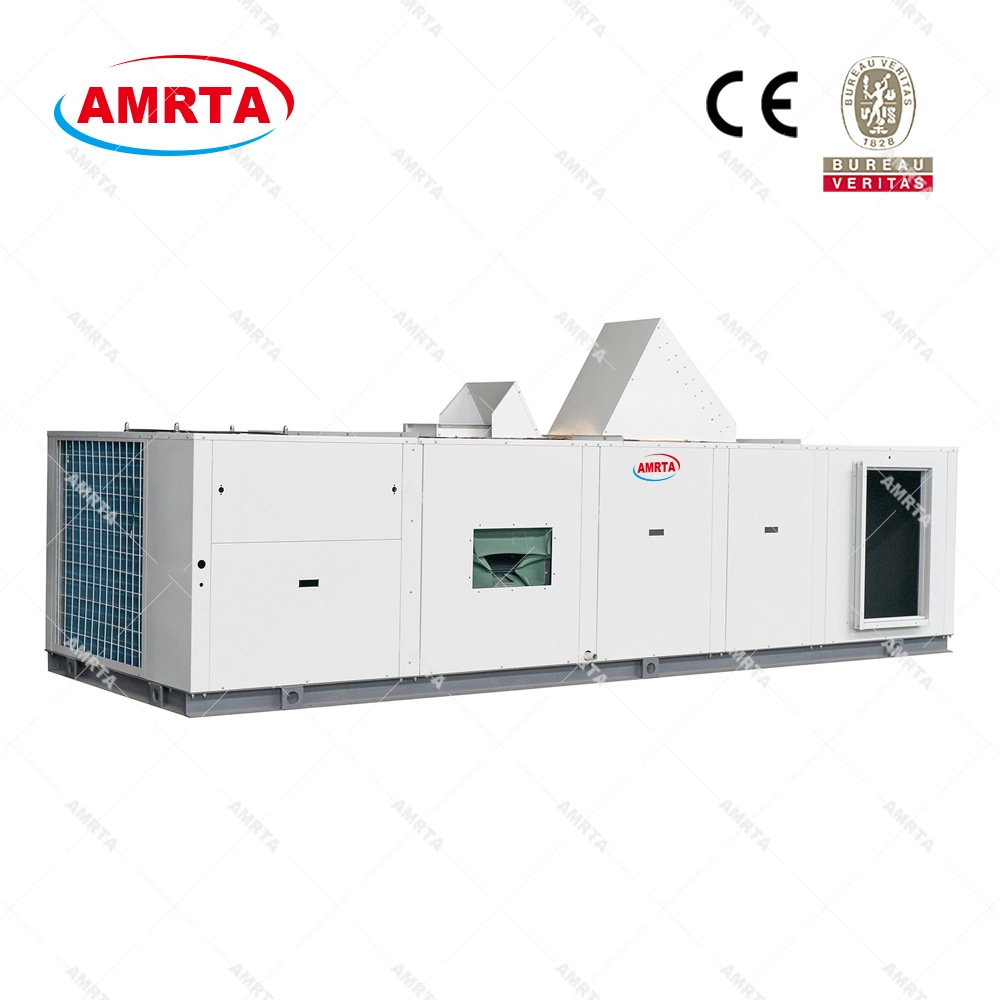 Gas Burner Hotel Airport Air Conditioners Rooftop Packaged Unit