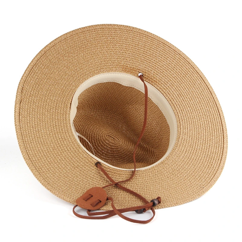 Wholesale Wide Brim Verano Protección del Sol paja sombreros Moda Unisex Sombreros de playa al aire libre