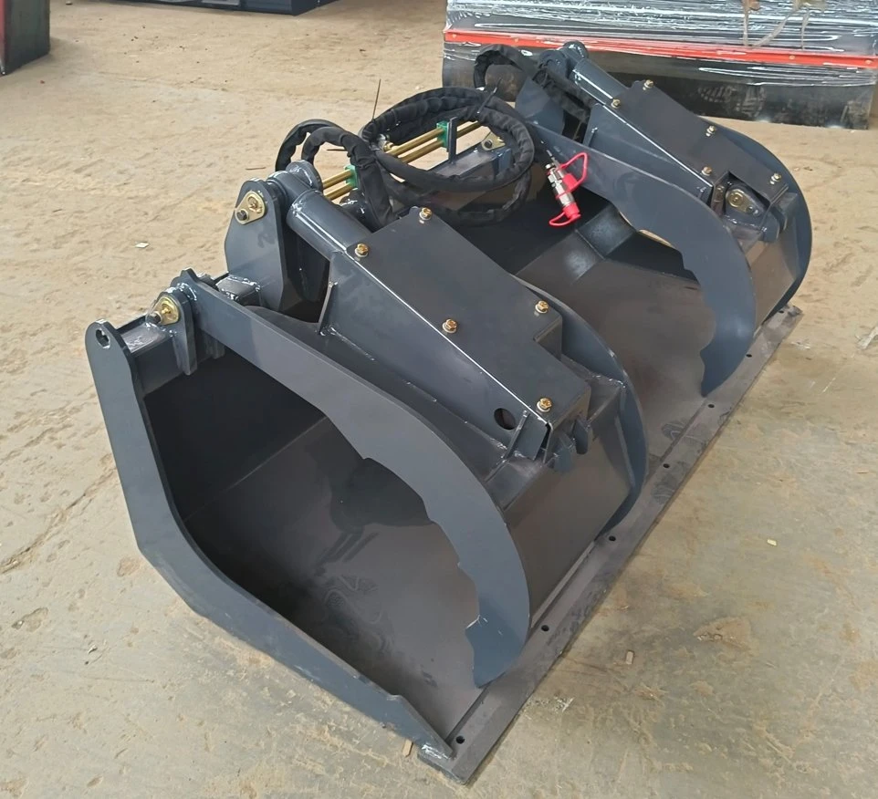 Best Price Skid Steer Hydraulic Grapples Grabber Bucket