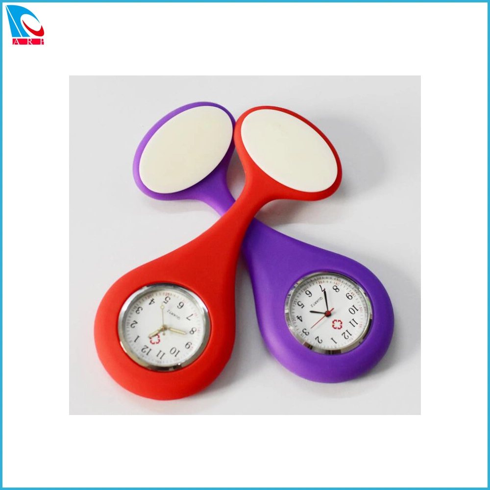regalo de promoción de silicona Llavero reloj de cuarzo, Relojes Enfermera de la moda