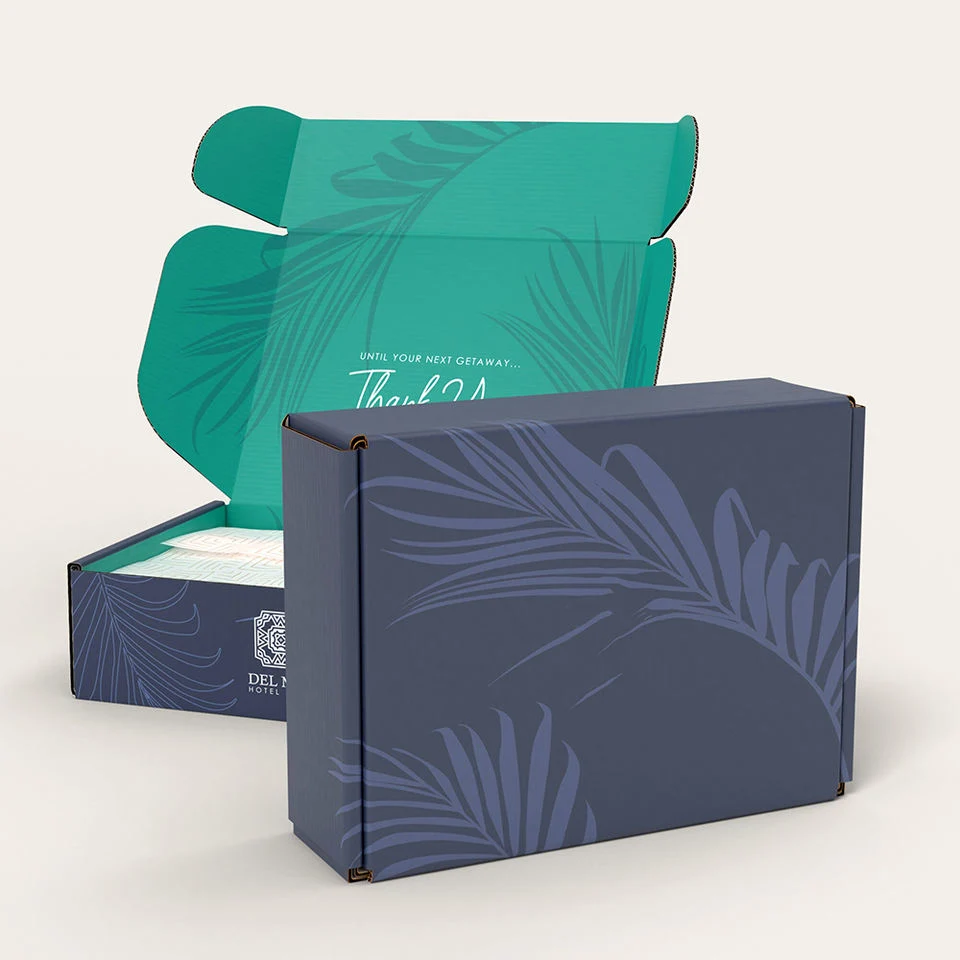 Reciclar fuerte Kraft Cartón Ondulado vestido de embalaje de productos de belleza Mailing Mailing Envío Suscripción cuadros personalizados