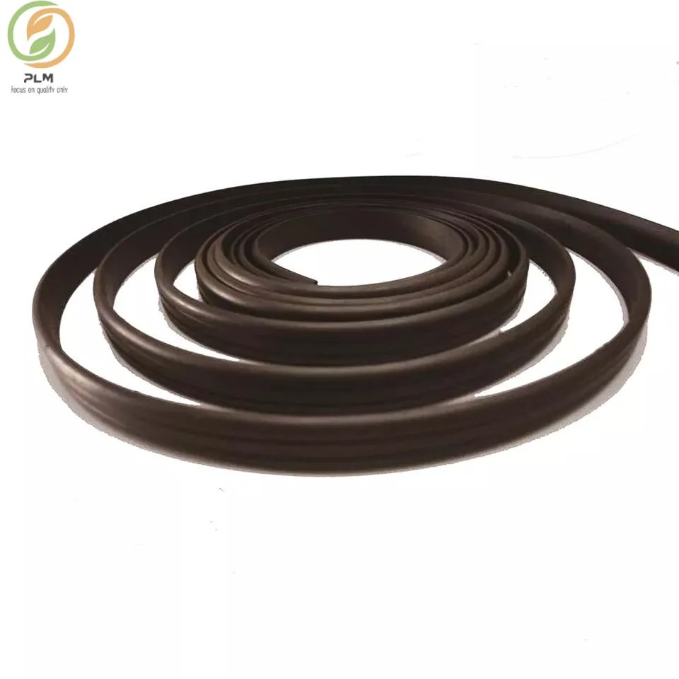 Customized Extruded Magnet Stripe/ Isotropic Flexible Rubber Magnet Stripe