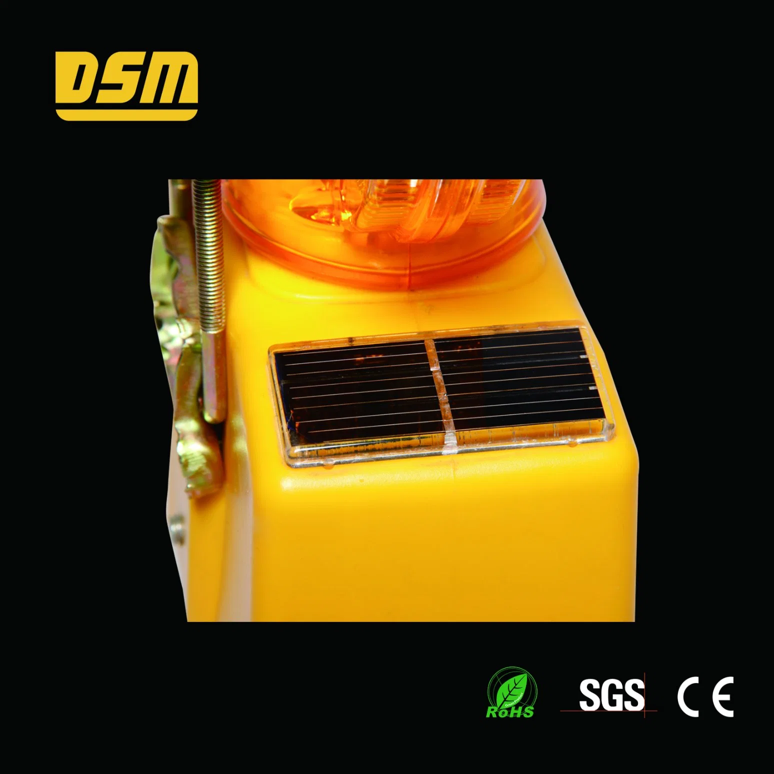 La energía solar lámpara de aviso de tráfico (DSM-3T)