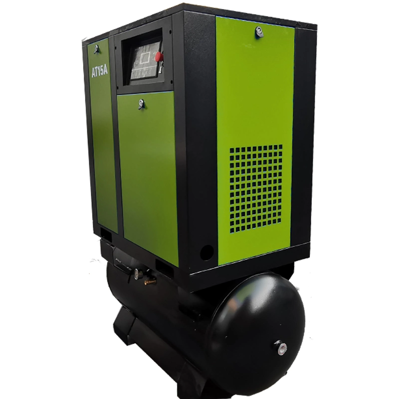 Four in One Energy Saving Laser Cutting Screw Air Compressor with Gas Tank