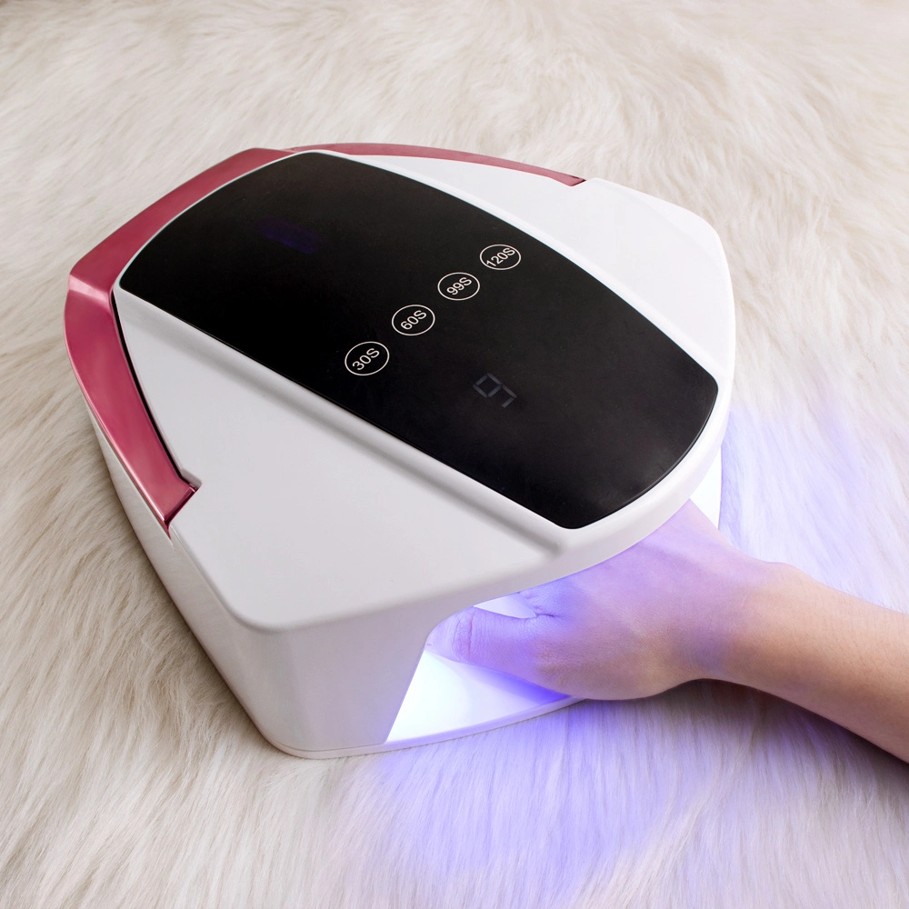 2022 Nuevas pilas recargables con Sensor Nail Lámpara UV de alta potencia 96W inalámbrica portátil de horno de uñas Nail Nail Lámpara LED de luz