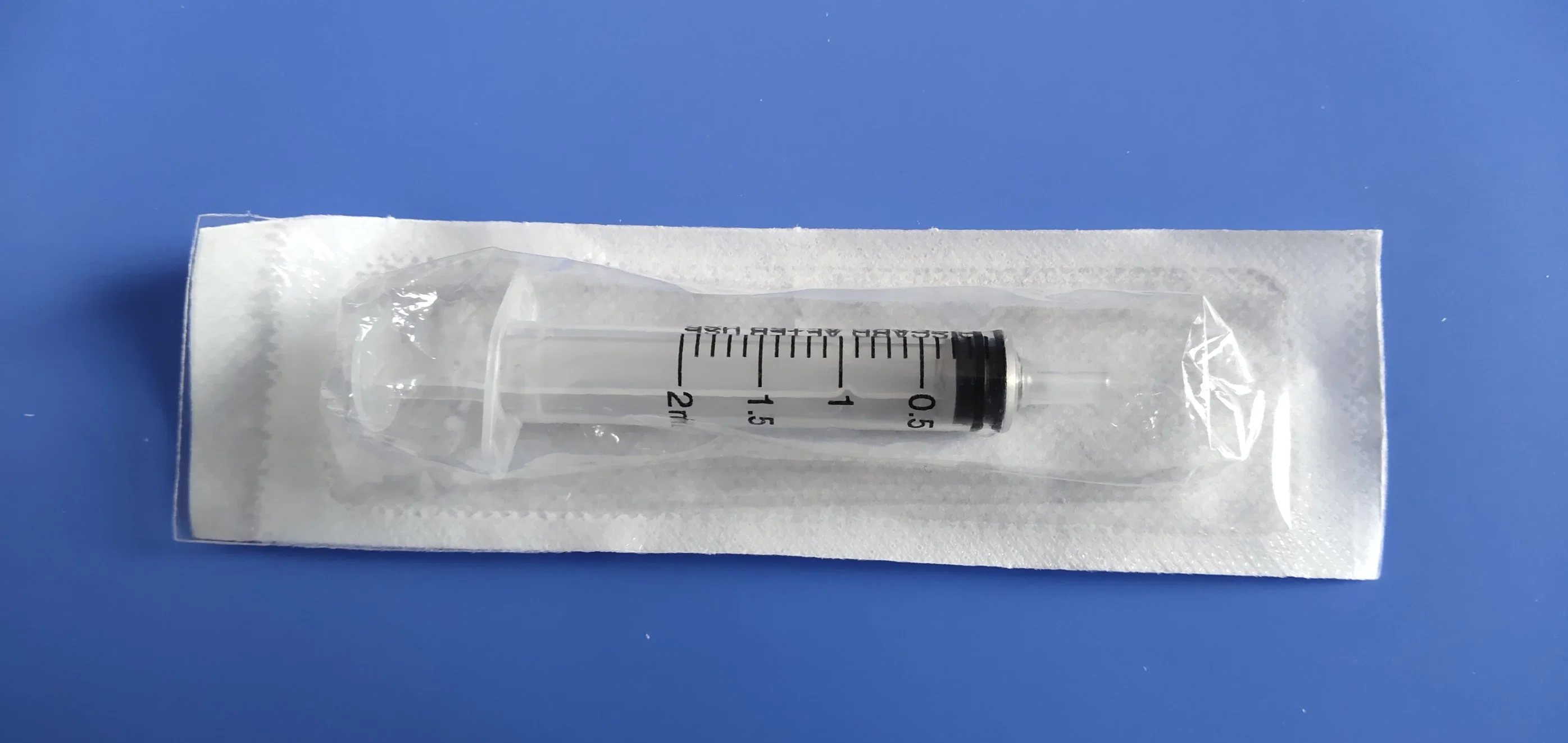 Disposable Sterile Syringe 2ml, Luer Lock, Blister Pack