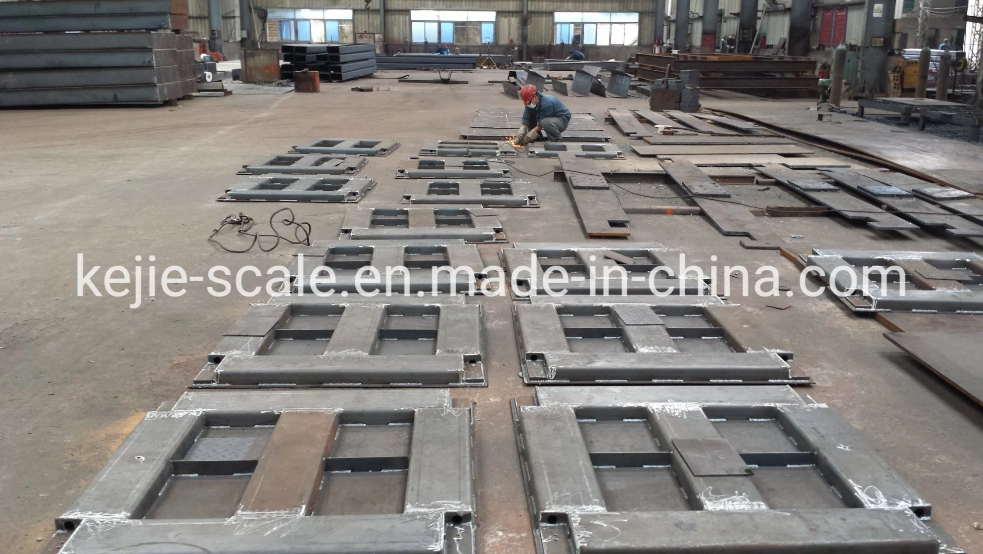 1t, 2t, 3t, 5t PT Steel Electronic Floor Scale From China Kejie Weighing Factory for Export