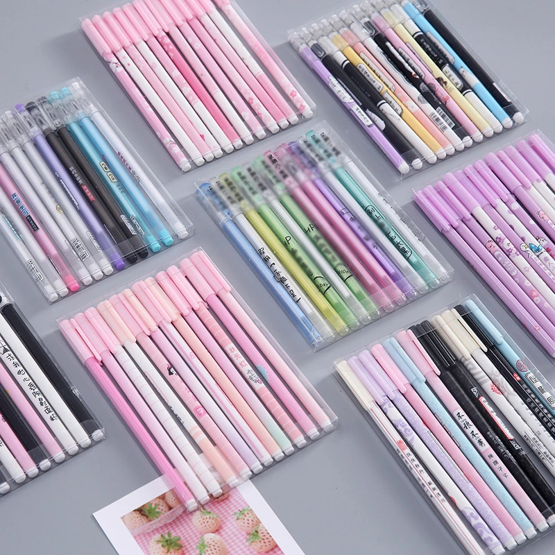 Ball Pen 12 PCS of High Appearance Level Ballpoint Students Stationery