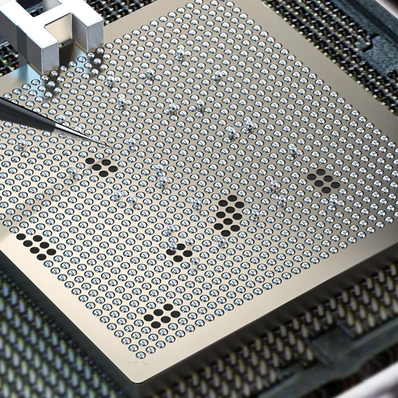 BGA temperatura elevada com Solda Estanho Chumbo Bola sn5pb95 diâmetro esférico 0.20mm