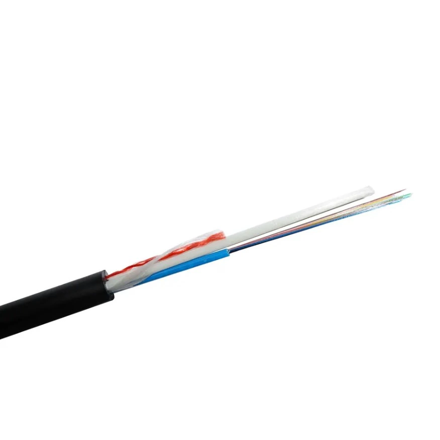 FTTH Mini ADSS Asu Câble à fibre optique avec membre de résistance FRP