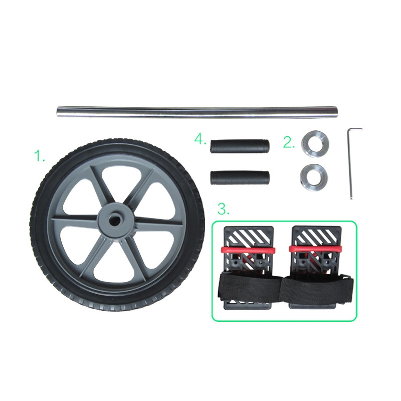 Roue de rouleau Ab portable de l'exercice du matériel de fitness Ab Kit de rouleau de conditionnement physique de l'équipement d'exercice BL19023