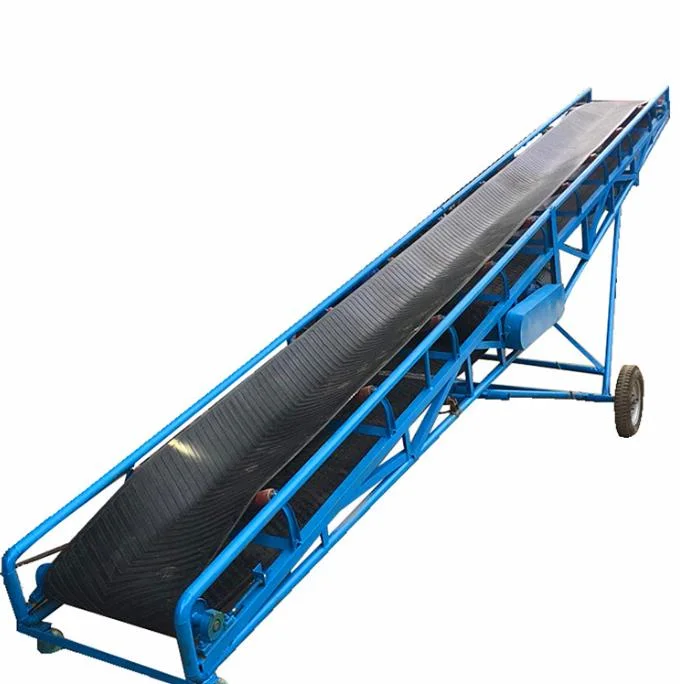 Mobile Grain Conveyor. Detachable Hopper for Convenient and Efficient Transportation of Grain Products Such as Corn and Soybeans, with No Loss or Damage.