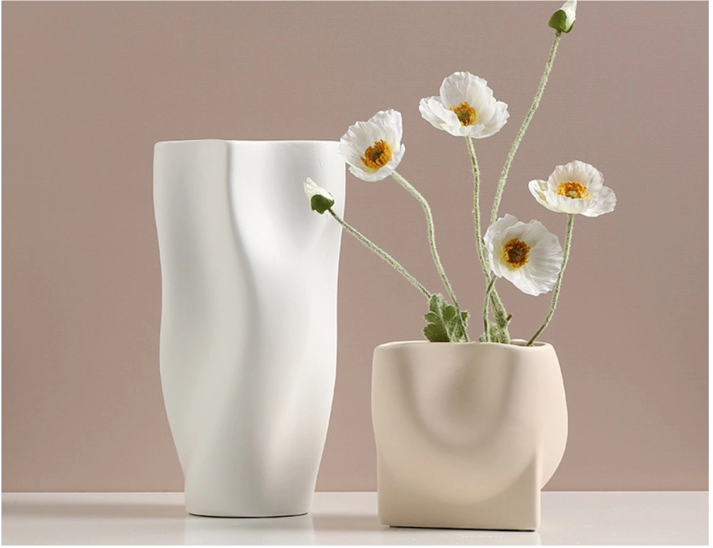 Morandi Vase Accesorios decoración para el hogar moderno de lujo de cerámica y porcelana Jarrones