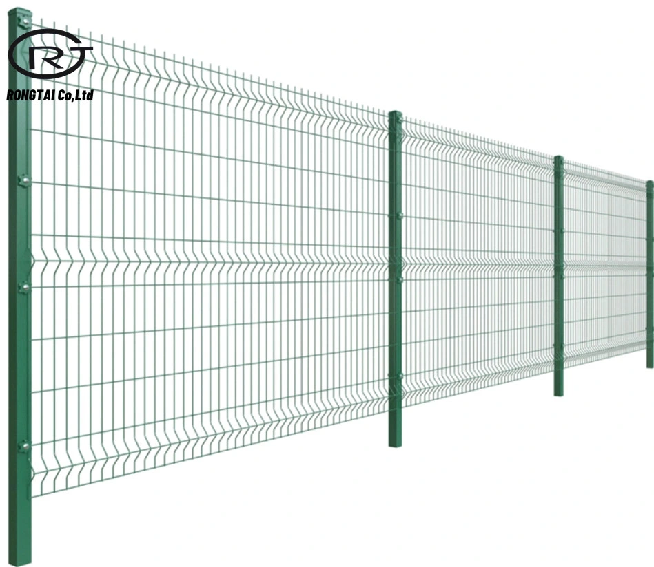 PVC Coated 3D Wire Mesh Fence/ Welded Garden Fence Panels