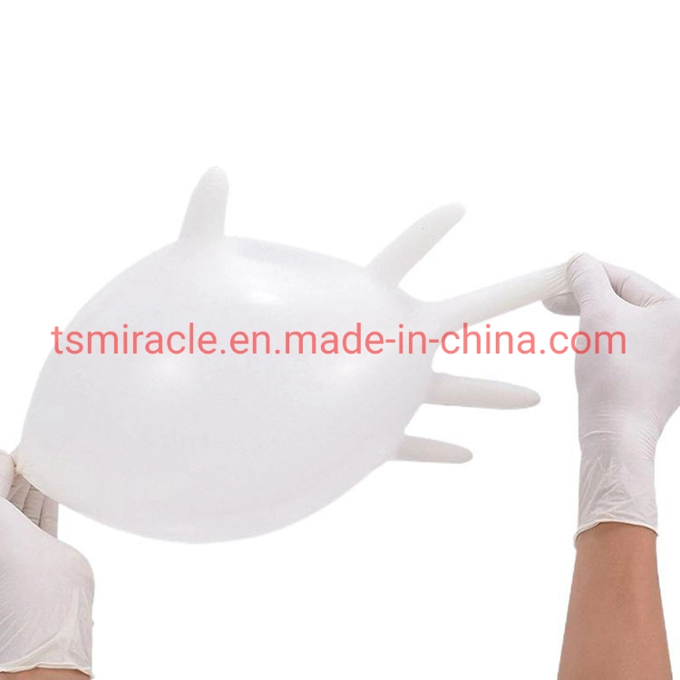 Manufacturer of Biue/White Disposable Powder Free Safety Gloves Laboratory High quality/High cost performance  Nitrile Gloves