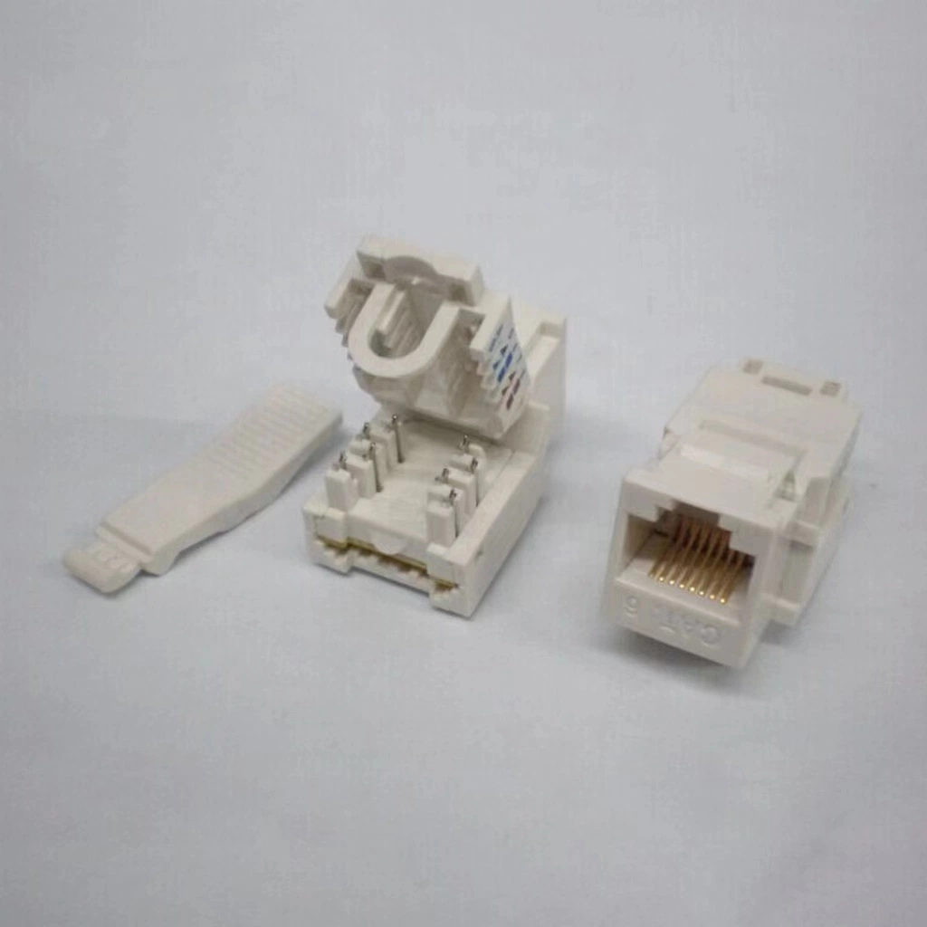 Cat5e Cat6 UTP 90degree Toolless Keystone Jack cat5e cat6 RJ45 female connector