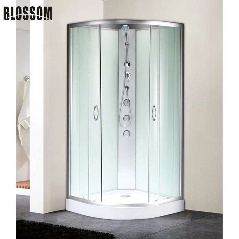 Bathroom Simple Clear Glass Room Shower Enclosure with Tempered Glass