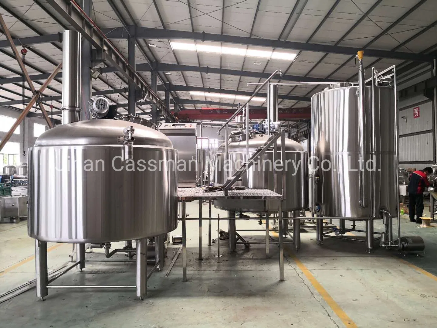 Large 2000L Commercial Beer Brewing Cassman Turnkey Fermenter Brewery Equipment