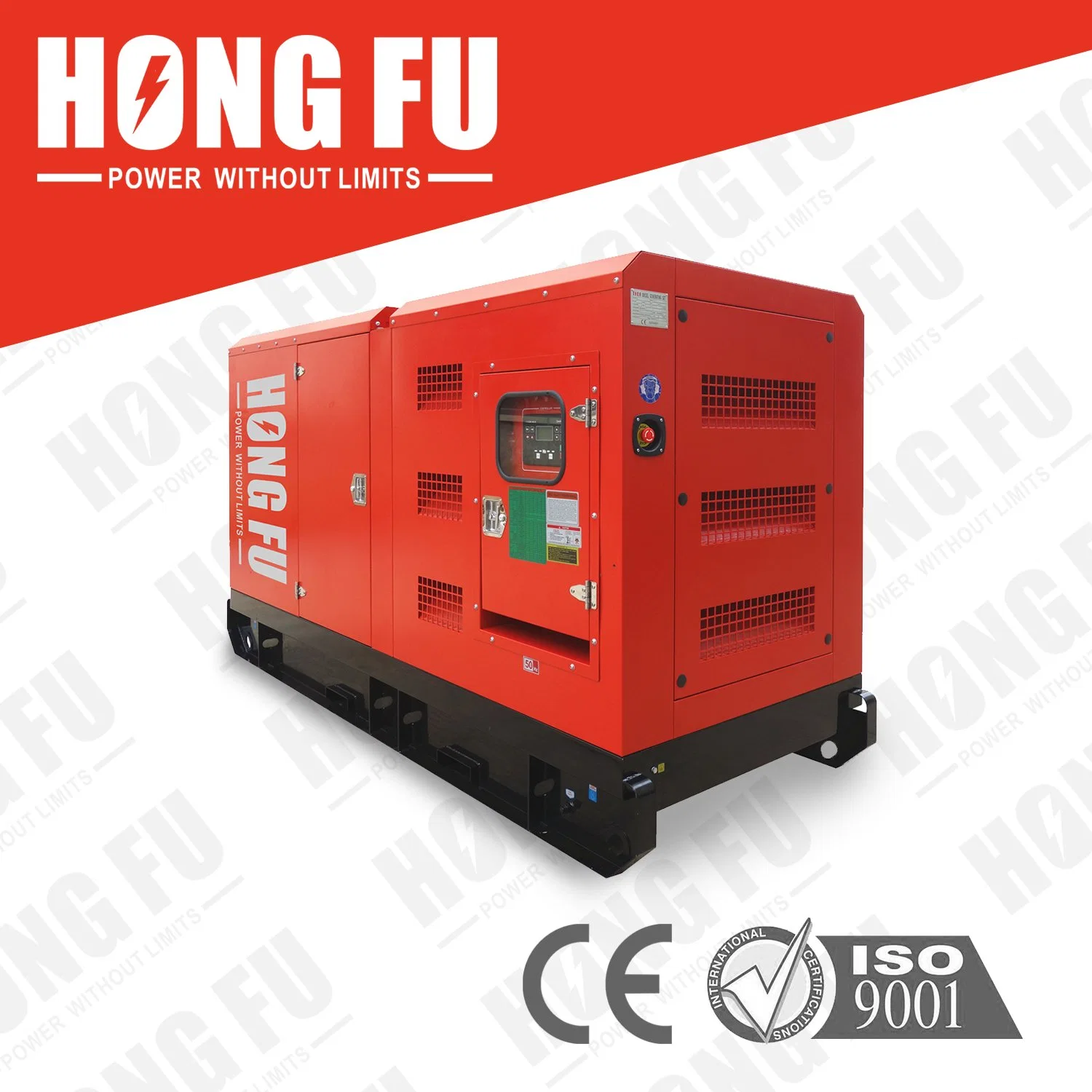 325kVA Hongfu silencio energía diesel generador eléctrico alimentado por Cummins/Perkins/Shangyan/Yto/Fawde/Yuchai/Motor Weichai Hospital Mall de uso comunidad