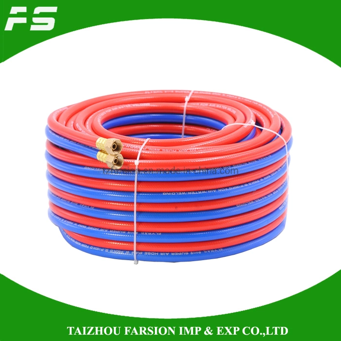 China Manufacturer High Pressure 1/4" 3/8" Propane Oxygen Acetylene Double Twin Welding Hose