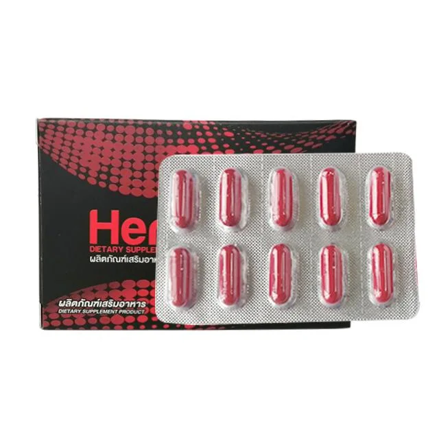 Horny Goat Weed Strong Men Capsules for Libido Enhancement Prostate Supplement