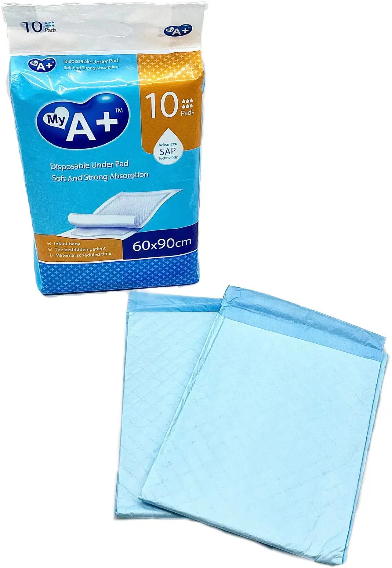 Desechable Super absorbency Adulto Underpad Hogar de Enfermería de pañales cambiar Almohadilla