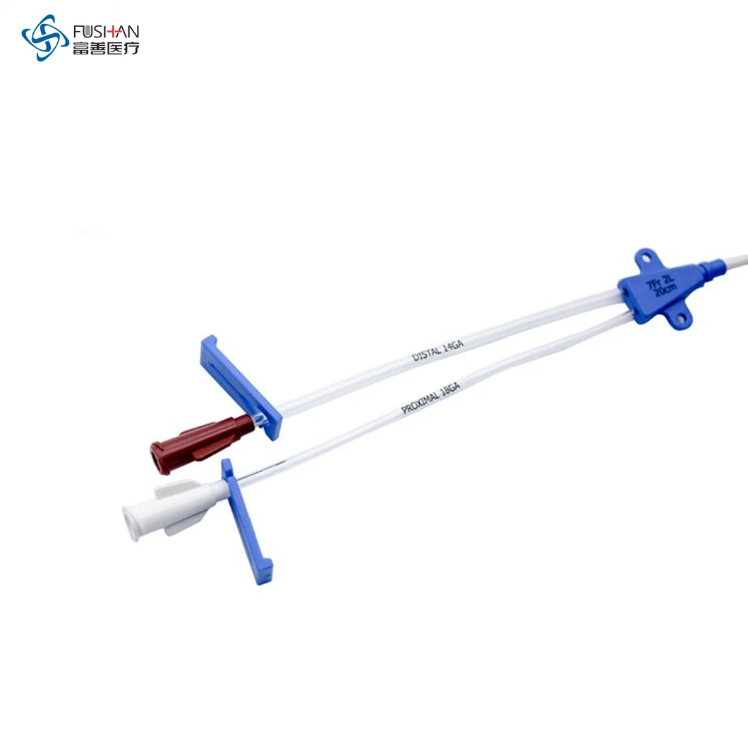 Medical Central Venous Catheter Single Double Triple Lumen CVC Kit ISO Made in China Fushan Factory CVC