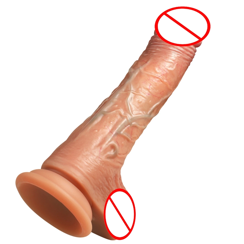 8.27" Thrusting Dildo Vibrator for Women, Realistic Vibrating Penis with Remote Control 7 Telescopic & 10 Vibrations Modes (Model 2) , Adult Sex Toy