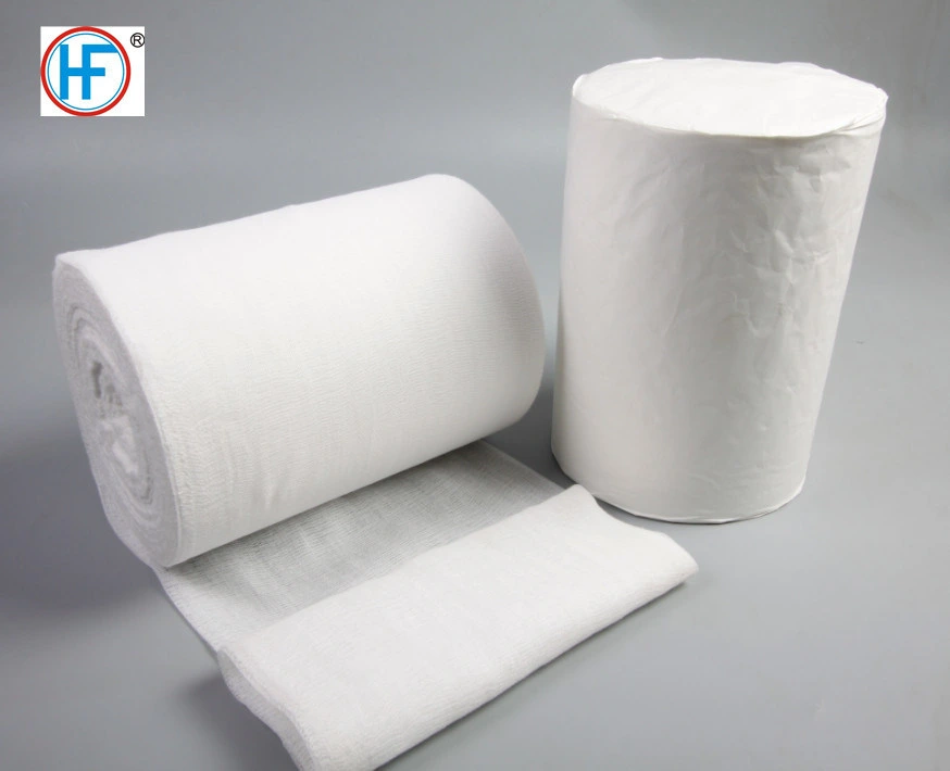 Breathable Gauze Roll Wrap Used for First Aid Wound Care & Medical Supplies