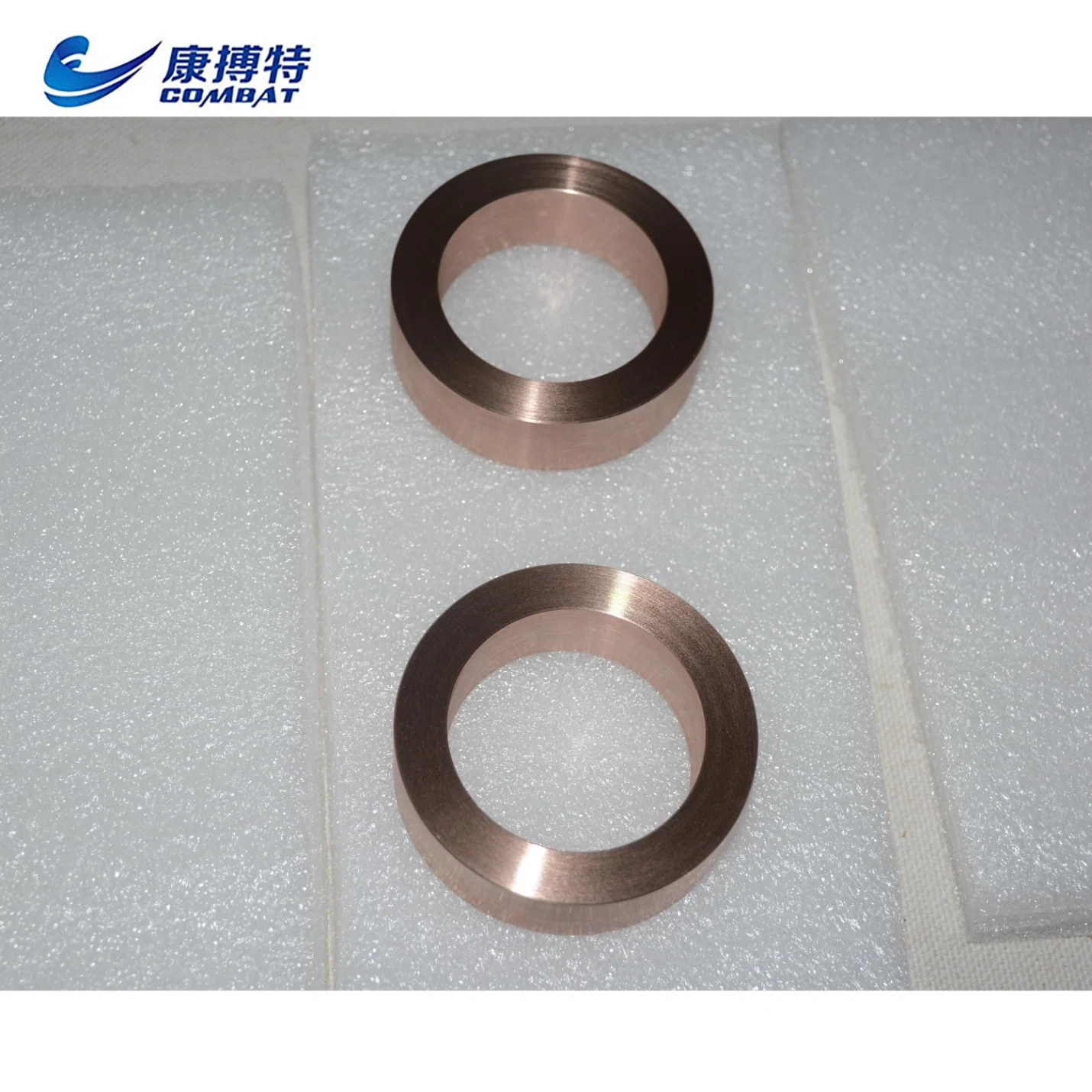 as Customer&prime; S Request W75cu25 Wooden Package Carbide Crucible Tungsten Copper Plate