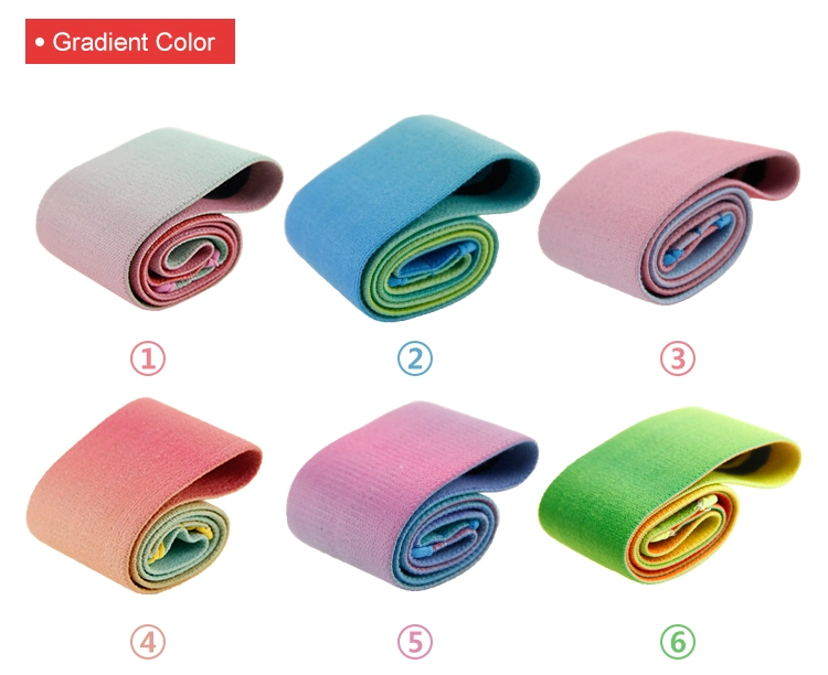 Pure Color Resistance Long Band Yoga Sport Equipment Building Arm Strength Anywhere Support Custom