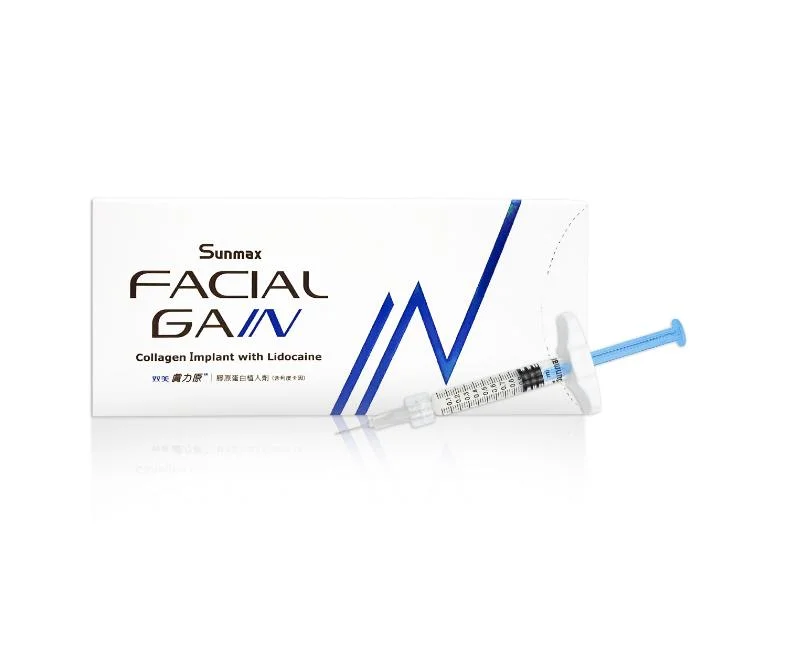 Gain faciale Sunmax Teosyal Redensity 2 Panda cercle sous les yeux d'injection de resserrement de la Croix de blanchiment liées l'acide hyaluronique cutanée Collagène Injection Implant de remplissage