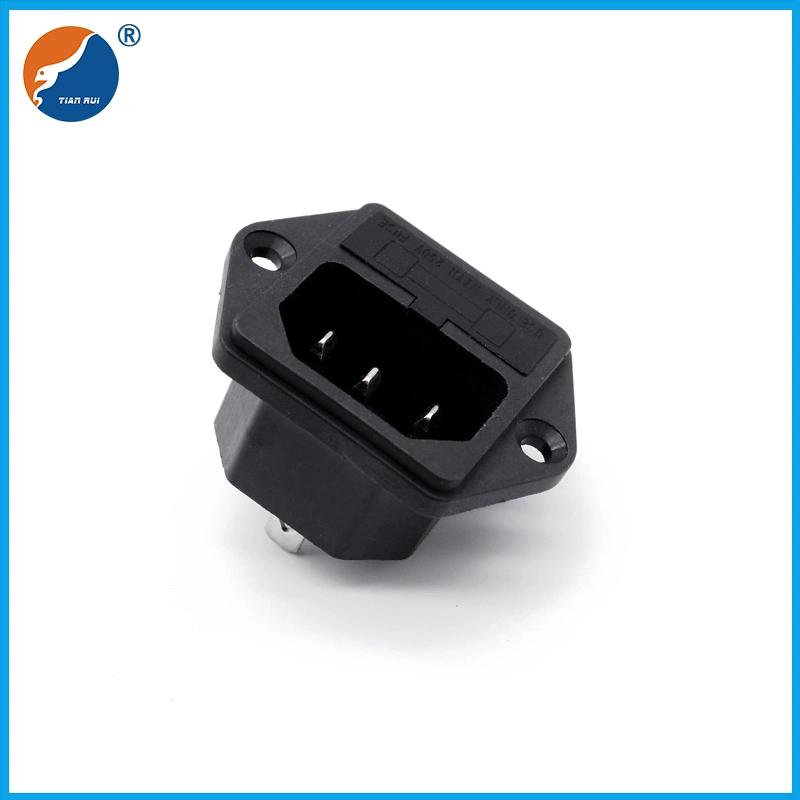 10A 2 Pin AC Power Socket AC Socket Outlet with Fuse