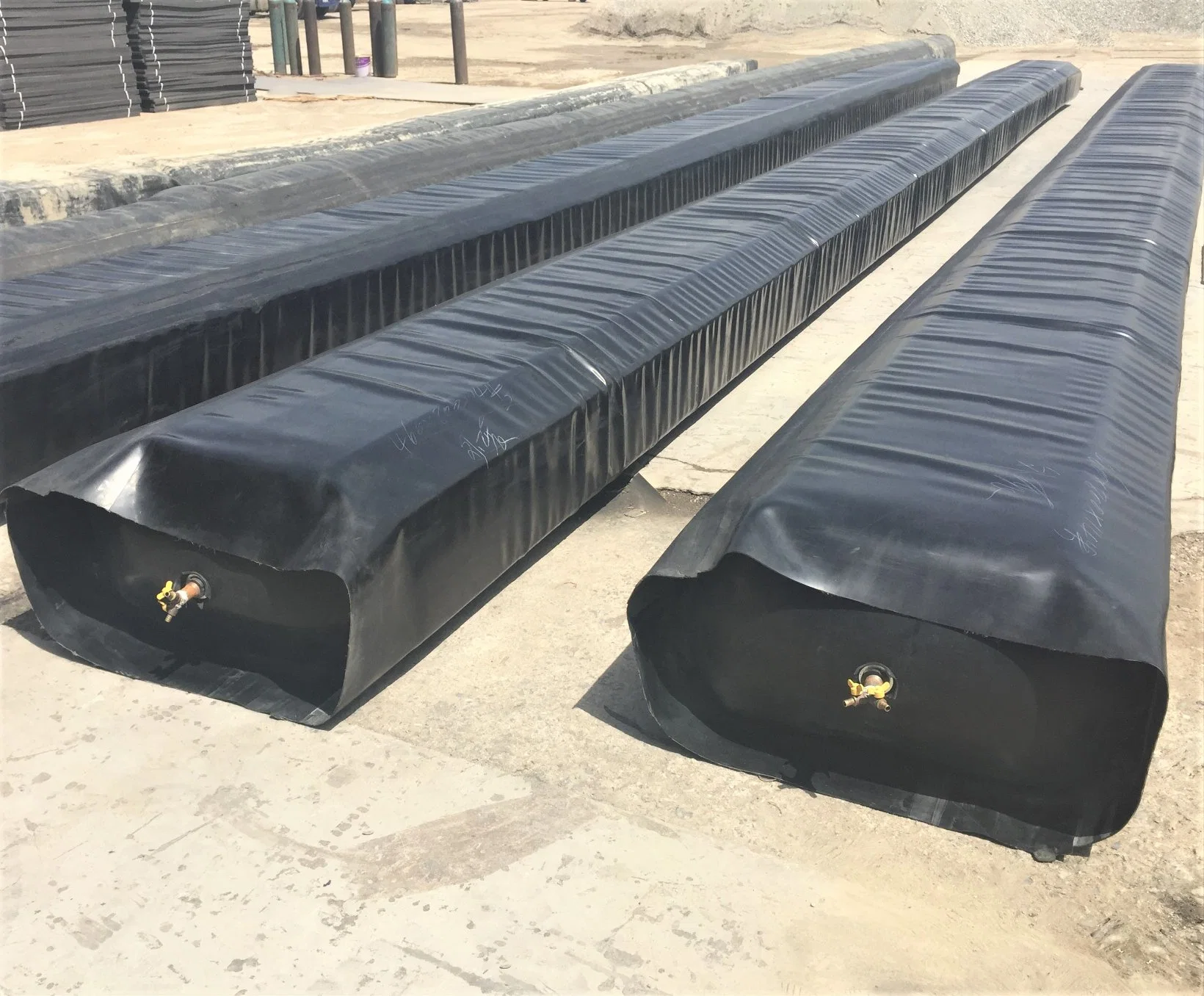 Rubber Inflatable Culvert Balloon Used for Bridge Construction