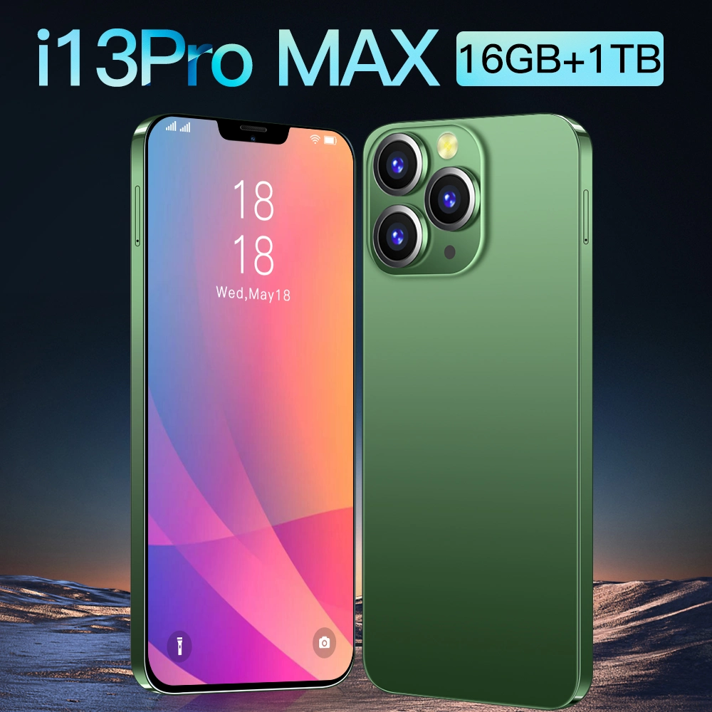 Envio rápido Novíssimo 16+1tb I13PRO Smartphone Max 4G 5g LTE chamada de telefone móvel de alta qualidade