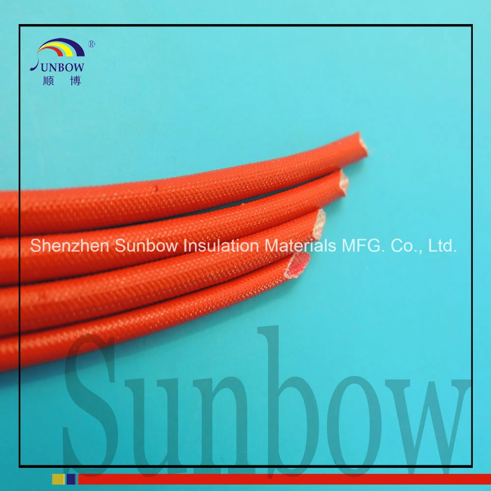 High Temperature Silicone Acrylic Coated Hose Fiberglass Insulation Fire Sleeve