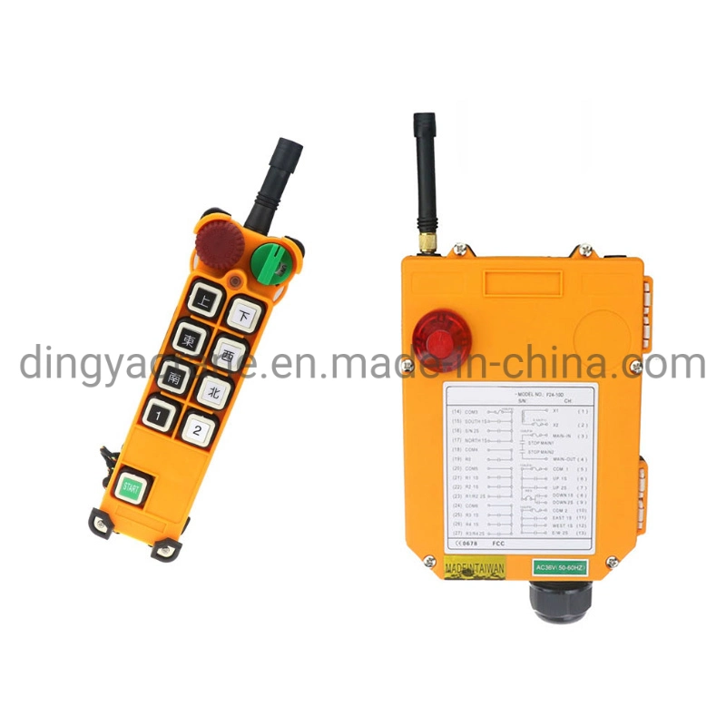 DY Best Selling F24-8d Radio Wireless Control remoto para Overhead Puente grúa