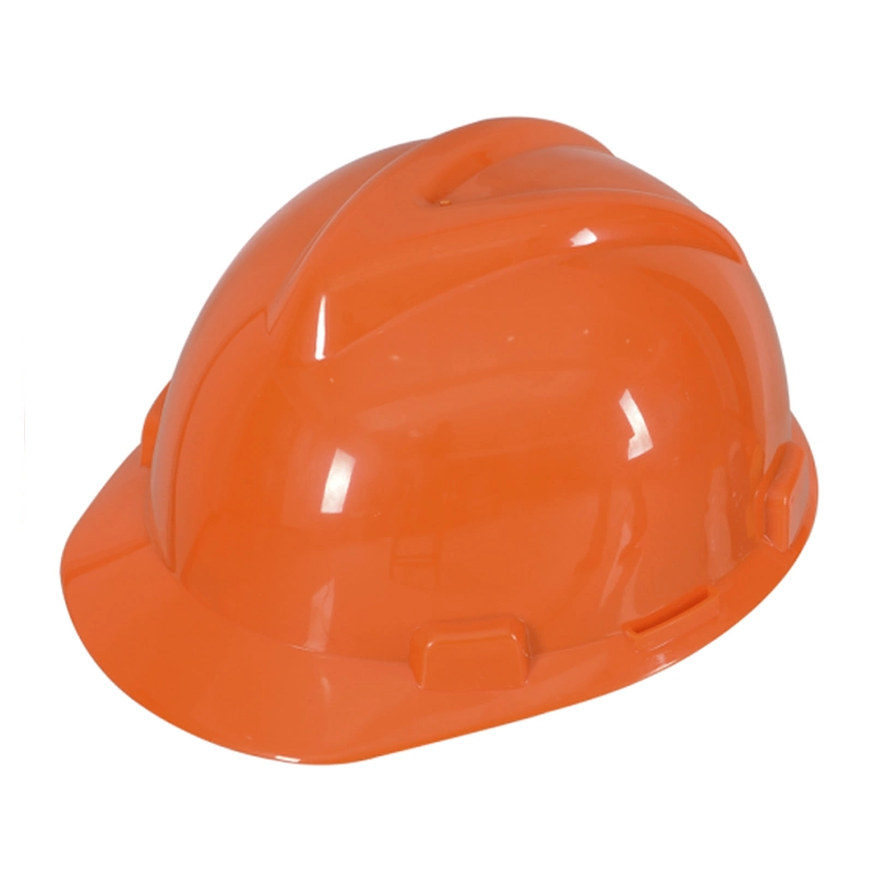 Custom Logo Orange V Tipo Protección laboral Sombrero duro de los trabajadores Construcción de casco de seguridad ABS