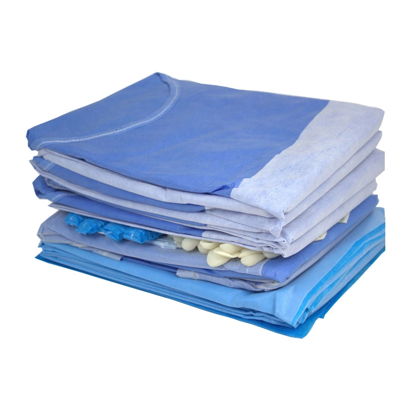 General Surgery Surgical Kits Laparotomy Drape Disposable Surgical Pack for Hospital
