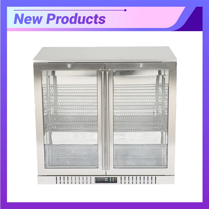 New Design Luxury 304 Stainless Steel Back Bar Cooler Refrigerator