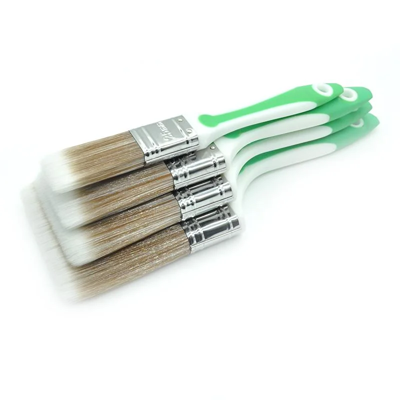 Cleaner Wall Custom Logo Paint Brushes Painting Brush Rubber Handle