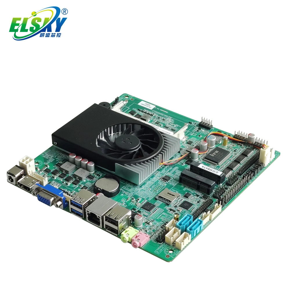 Elsky Multi LAN Motherboard Haswell 4th Gen Core i3 4005u LVDS EDP für 4K Displays RJ45 LAN DDR3 Max. 8g RAM RS232